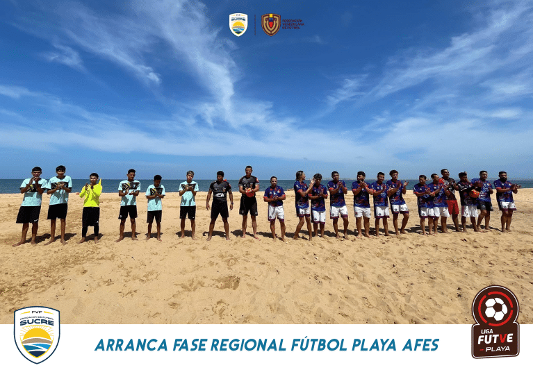Arranca Fase Regional Fútbol Playa AFES en Cumaná