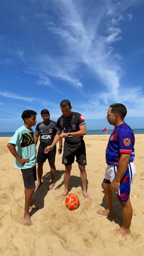 Inicio de Partido en Fútbol Playa AFES 2026