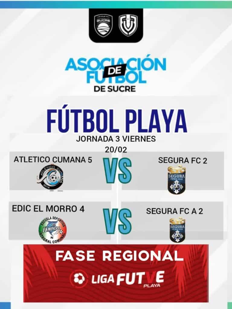 Jornada 3 FUTVE Playa Sucre