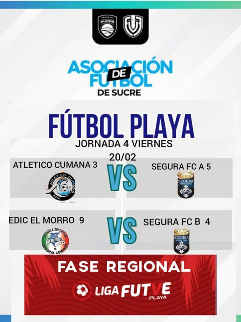 Jornada 4 FUTVE Playa Sucre