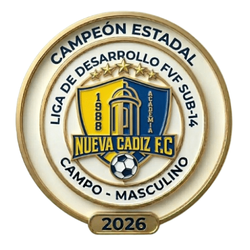 Campeón Estadal Sucre Academia Nueva Cadiz FC 2026 Sub 14